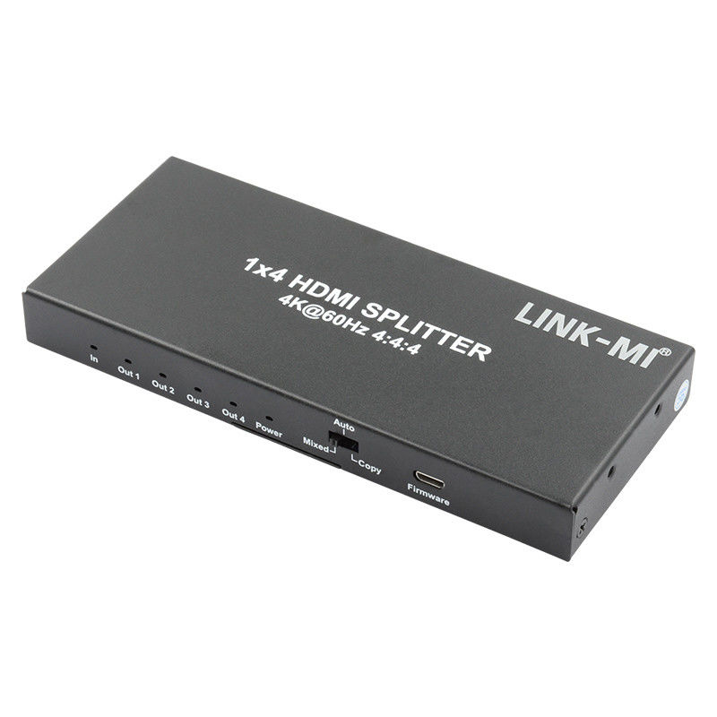 HDMI 2.0 HDMI Extender Splitter 60Hz 1x4 Suporte 3D 18G HDR 1 em 4 Out AV Splitter