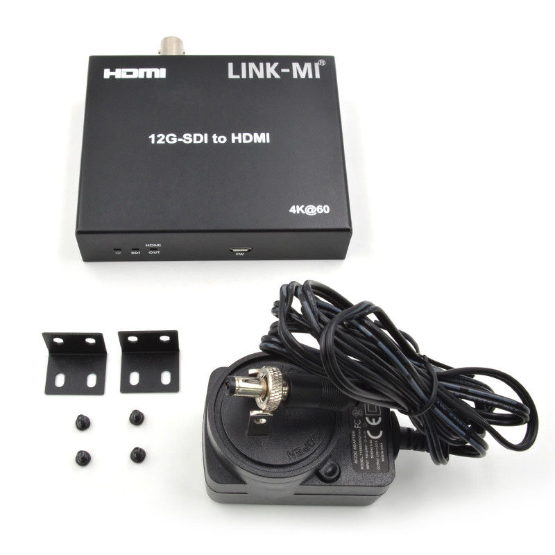 12G 6G 3G SDI para HDMI Video Converter Suporte YUV4:22 Max 120m