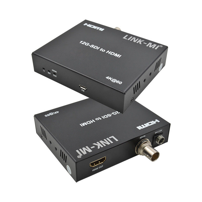 12G 6G 3G SDI para HDMI Video Converter Suporte YUV4:22 Max 120m