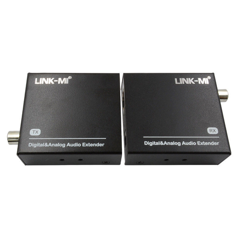 Extensor de áudio analógico digital de 500m HDMI através do cabo Cat5e/6