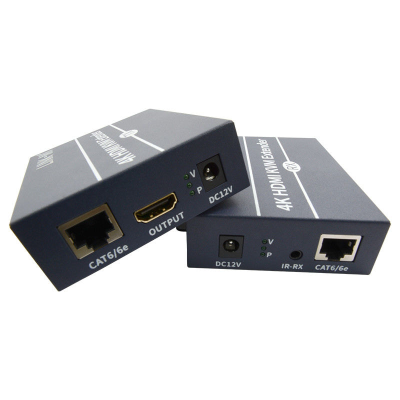 120m 4K KVM Extender HDMI Over Cat 6 / Cat6e Cable para mouse de teclado