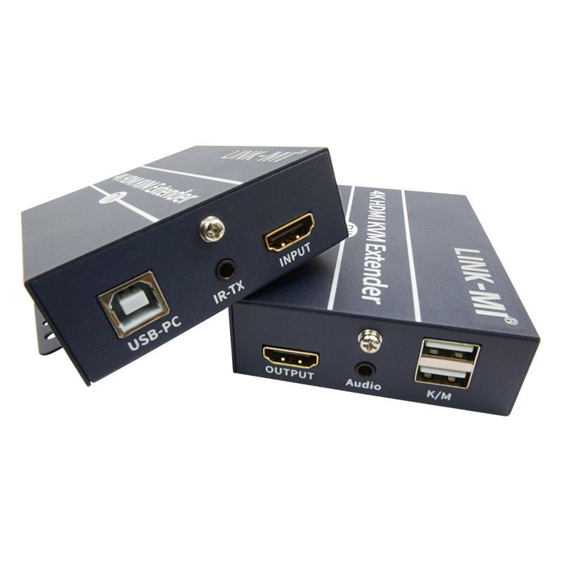 120m 4K KVM Extender HDMI Over Cat 6 / Cat6e Cable para mouse de teclado