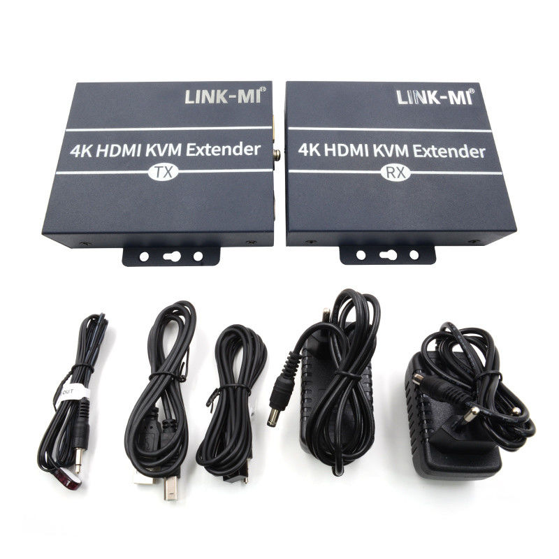 120m 4K KVM Extender HDMI Over Cat 6 / Cat6e Cable para mouse de teclado