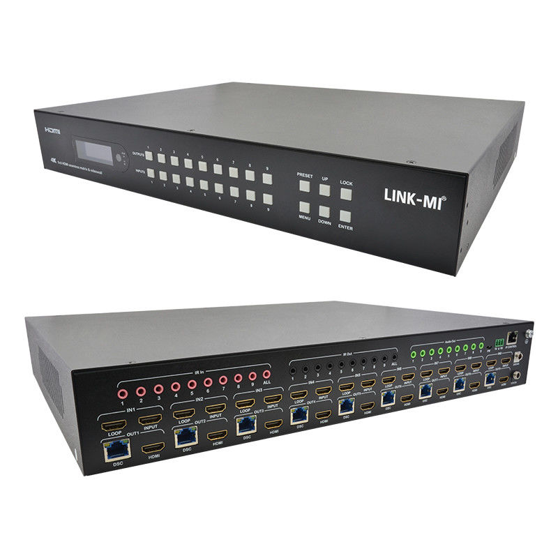 9x9 70M processador de parede de vídeo HDMI Hdmi Splitter 3x3 4K HDMI Matrix Extender