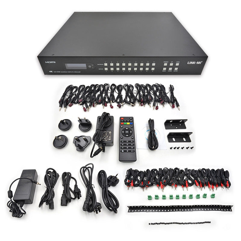 9x9 70M processador de parede de vídeo HDMI Hdmi Splitter 3x3 4K HDMI Matrix Extender