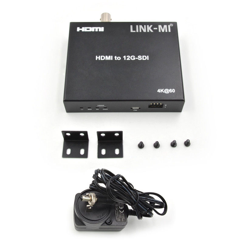 4K HDMI para SDI Converter com Loop Out Suporte 12G 4K @ 60Hz EDID Max 120m