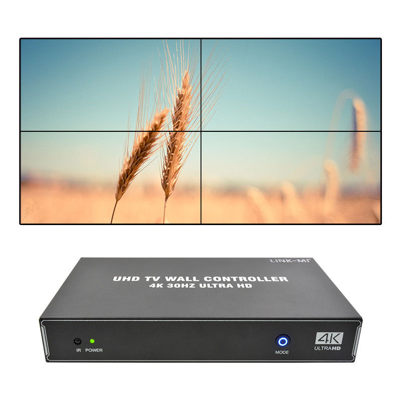 1X4 1X3 1X2 Controlador de parede de vídeo 4K 30Hz 4 canais HDMI TV Processador de parede de vídeo 2x2