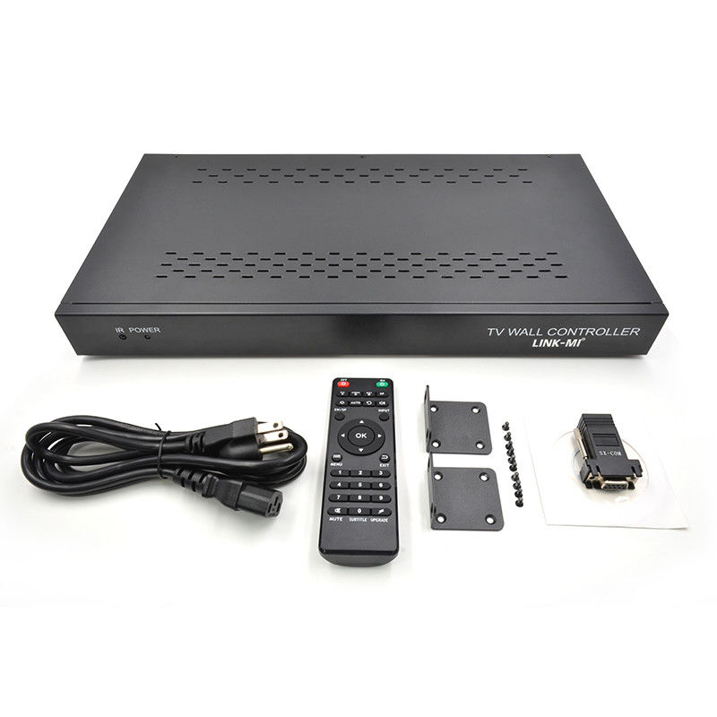 6 canais HDMI Video Wall Controller 2X3 LED Wall Controller para 6 televisores de empilhamento