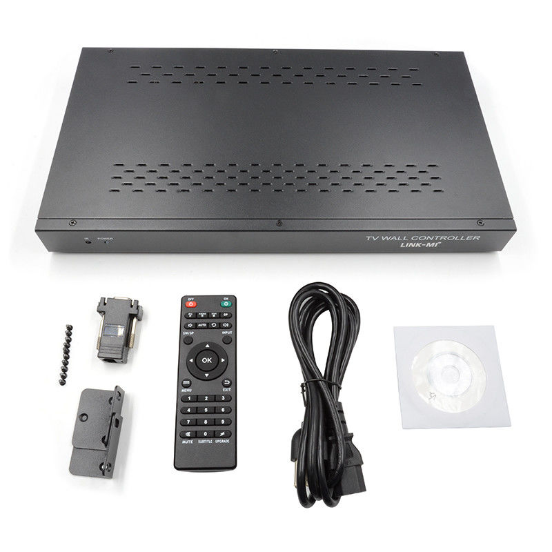 9 canais HDMI Video Wall Controller 3X3 Zoom Subtítulos Multi Display Controller para publicidade