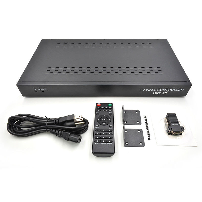 12 canais 3x3 2x2 TV controlador de parede 3x4 vídeo controlador de parede 3,5 mm