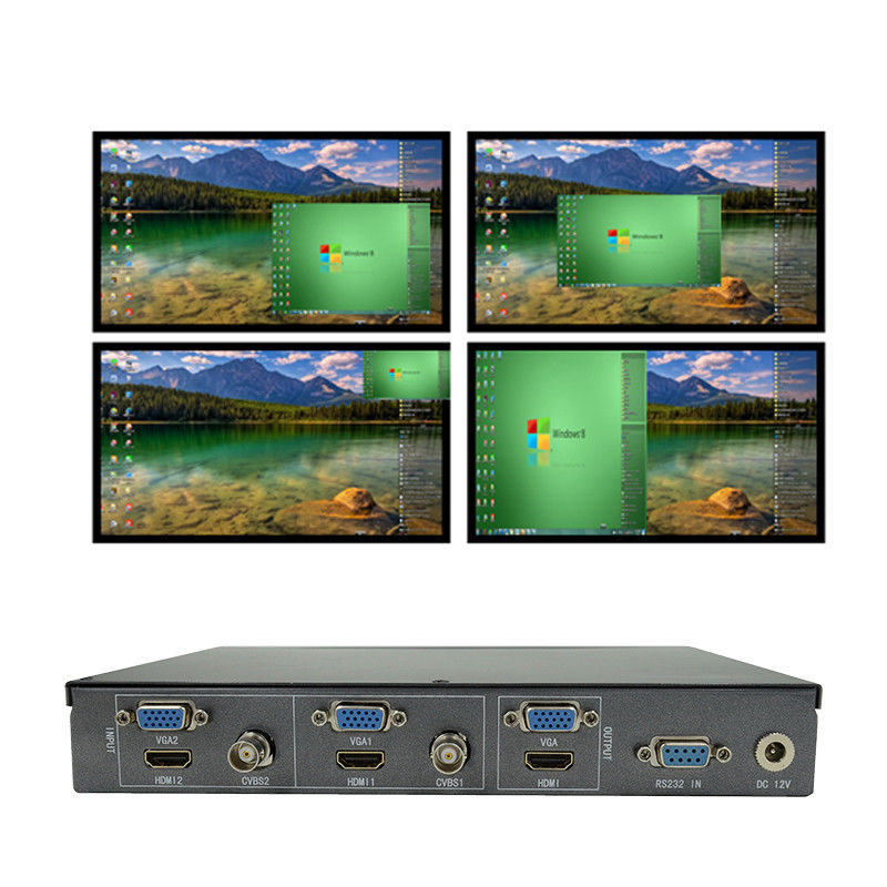 PIP POP 4k 60hz Hdmi Switcher 2x1 Multiviewer Qualquer imagem Zoom In / Out 1080P