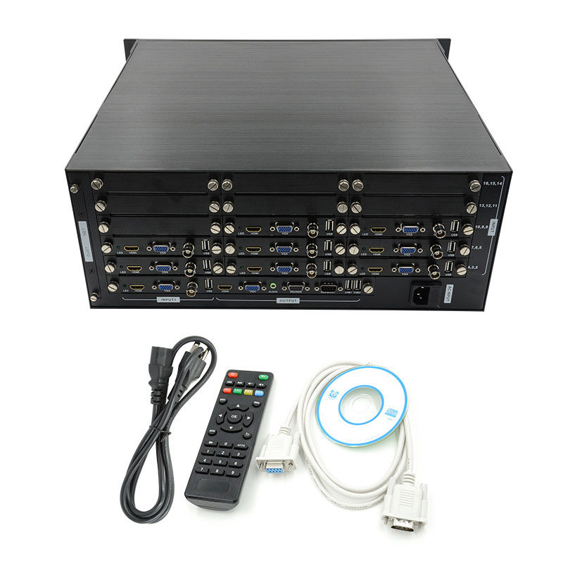 16 canais de vídeo HDMI Multi Viewer VGA BNC entrada de sinal 1080P 16X1 HDMI Switch