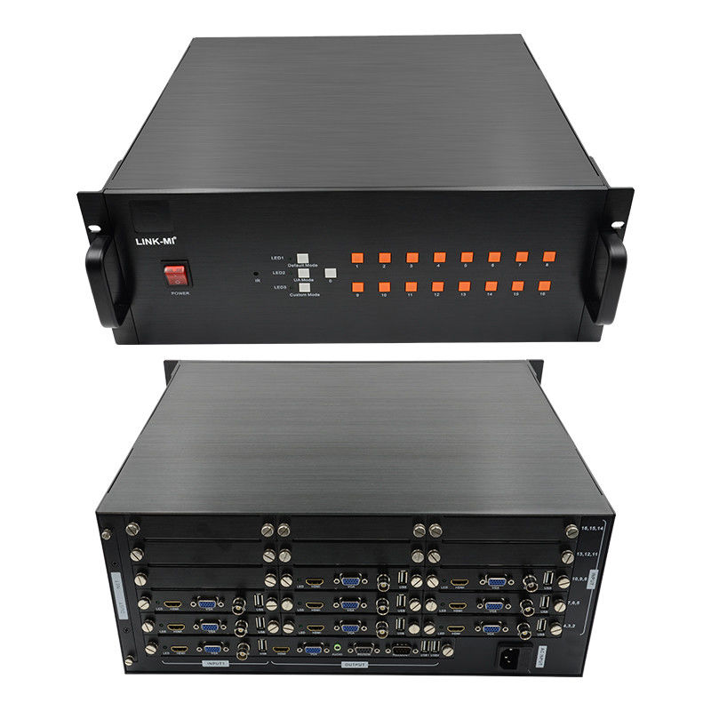 16 canais de vídeo HDMI Multi Viewer VGA BNC entrada de sinal 1080P 16X1 HDMI Switch