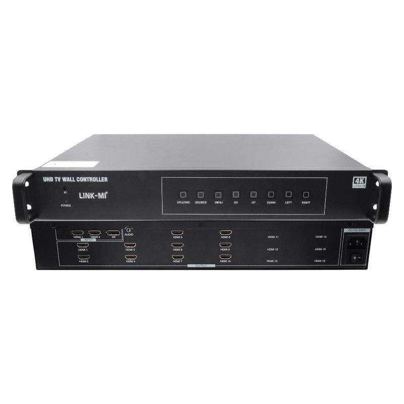 4K Video Wall Splitter HDMI1 2x5 Splicing HDMI2.0 HDMI1.4 DP Entrada 4K@60Hz 4:4:4