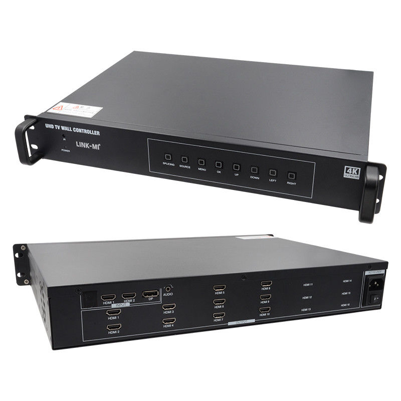 4K Video Wall Splitter HDMI1 2x5 Splicing HDMI2.0 HDMI1.4 DP Entrada 4K@60Hz 4:4:4
