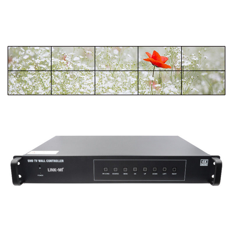 4K Video Wall Splitter HDMI1 2x5 Splicing HDMI2.0 HDMI1.4 DP Entrada 4K@60Hz 4:4:4
