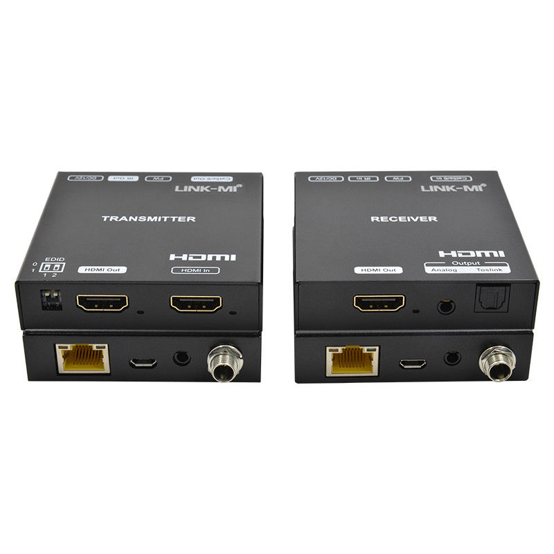 Extensor HDMI 70M 4K KVM com suporte ao loop HDR10 Dual POC SPDIF Extração de áudio