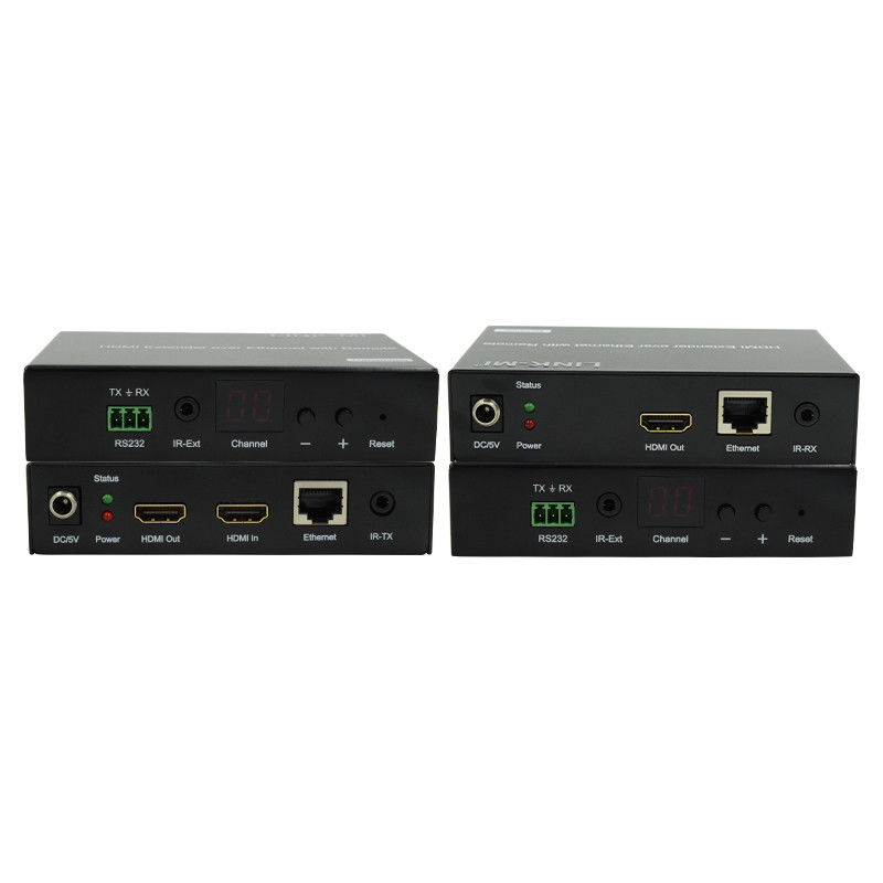 Distribuição de extensor HDMI de 120M por IP Extensor com controle remoto LED RS232 AV por IP