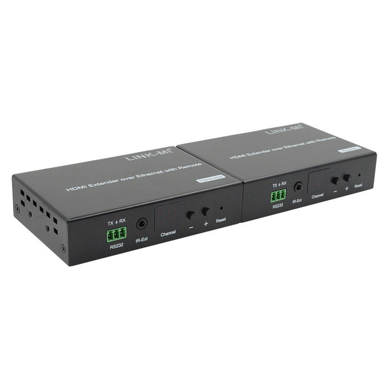Distribuição de extensor HDMI de 120M por IP Extensor com controle remoto LED RS232 AV por IP
