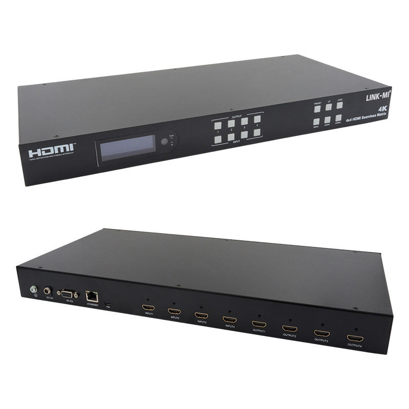 HDMI 4K Seamless Video Wall Splitter HDMI Matrix Switcher 2X2 4 em 4 fora