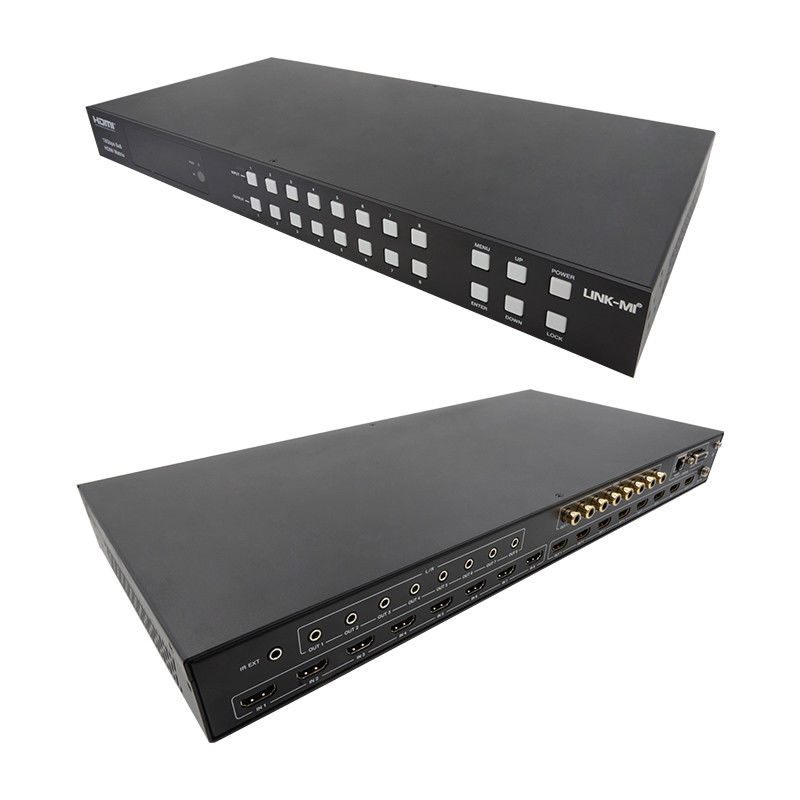 18Gbps 8x8 Matrix Switcher com Função ARC Suporte 4K2K 60Hz YUV 4:4:4