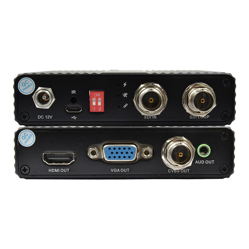 CVBS SDI para conversor HDMI Todos os CVBS para HDMI SDI para VGA Video Converter 75 Ohms