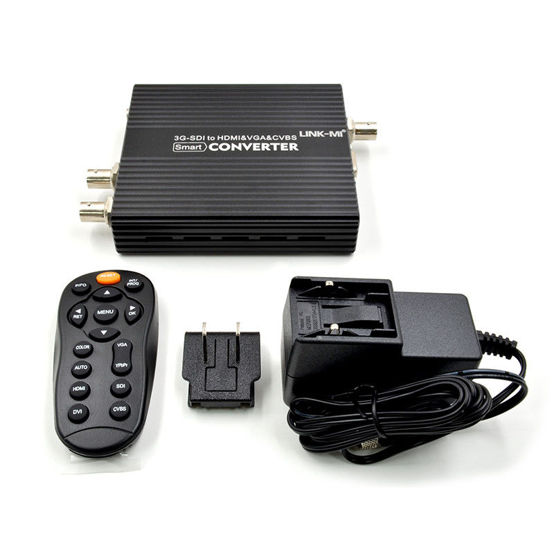 CVBS SDI para conversor HDMI Todos os CVBS para HDMI SDI para VGA Video Converter 75 Ohms