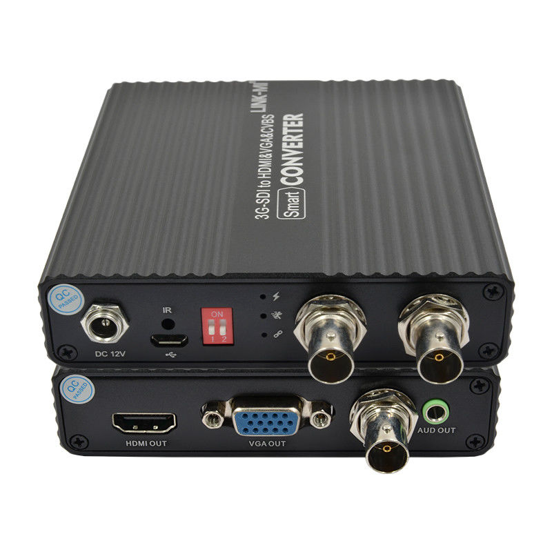 CVBS SDI para conversor HDMI Todos os CVBS para HDMI SDI para VGA Video Converter 75 Ohms