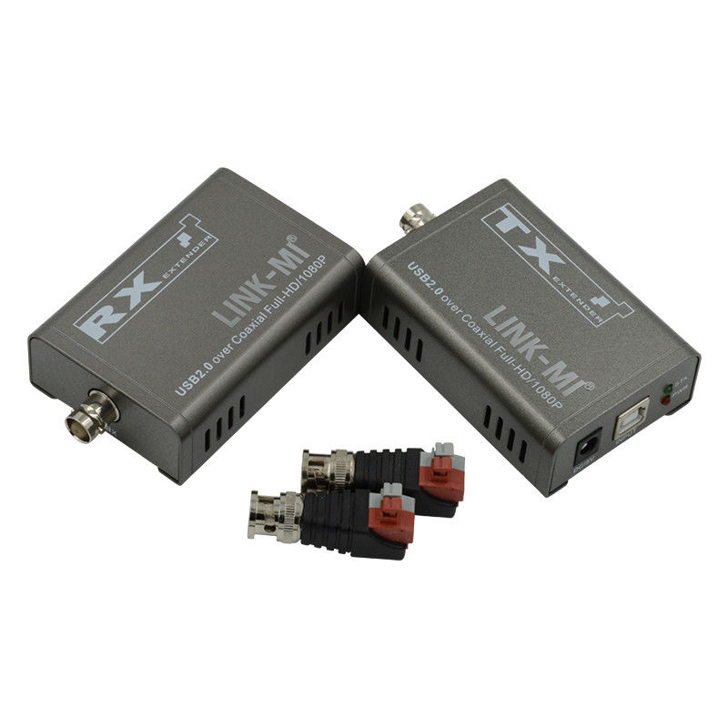 50M KVM Extender para Câmera 1080P USB Extender através de cabo coaxial Kvm através de fibra