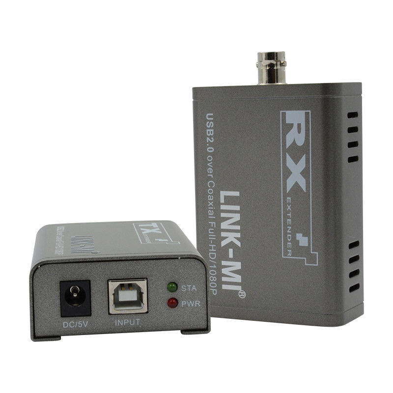 50M KVM Extender para Câmera 1080P USB Extender através de cabo coaxial Kvm através de fibra