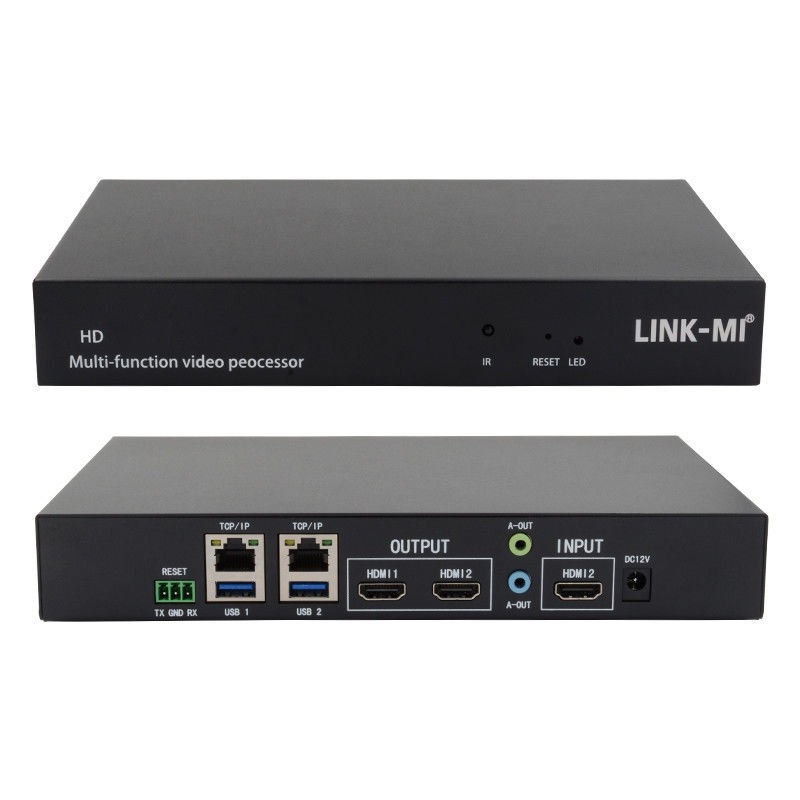 Multilínguas RS232 HDMI Video Wall Controller HD Caption Adder Processador de vídeo HDMI