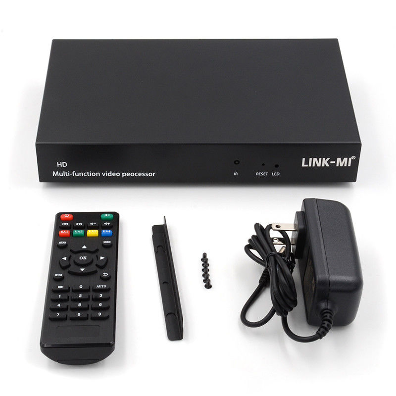 Multilínguas RS232 HDMI Video Wall Controller HD Caption Adder Processador de vídeo HDMI