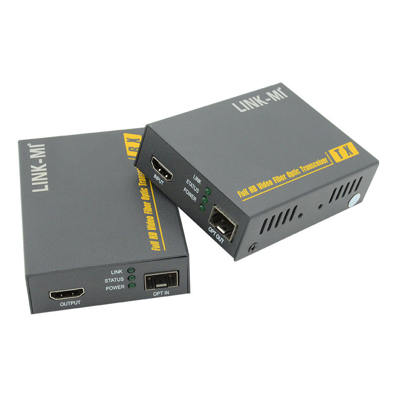 2 km HDMI Fibra Óptica Extensor Suporte 3D 4K EDID Extensor de vídeo através de fibra