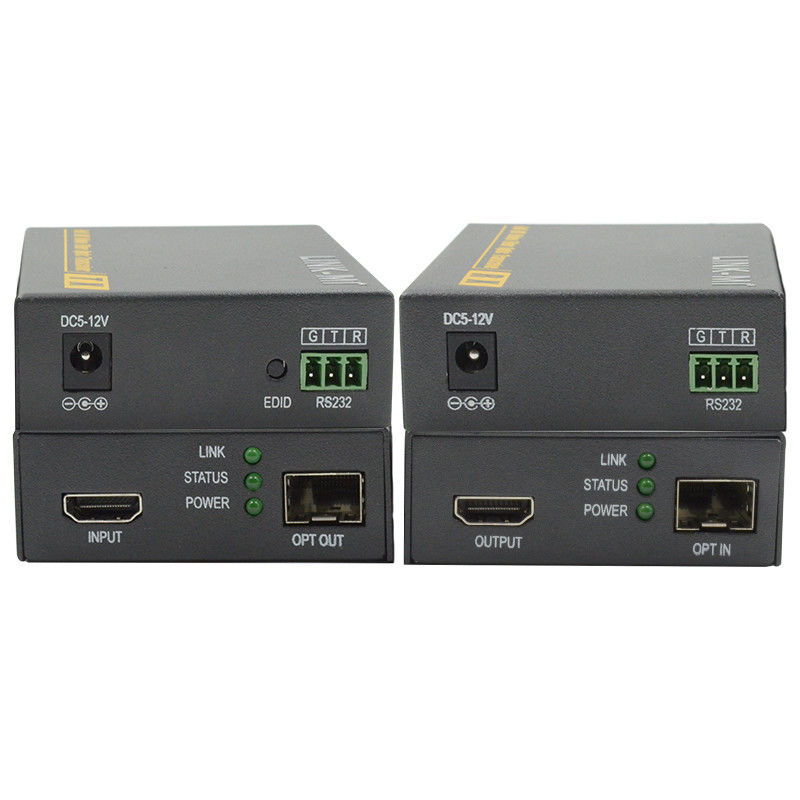 2 km HDMI Fibra Óptica Extensor Suporte 3D 4K EDID Extensor de vídeo através de fibra