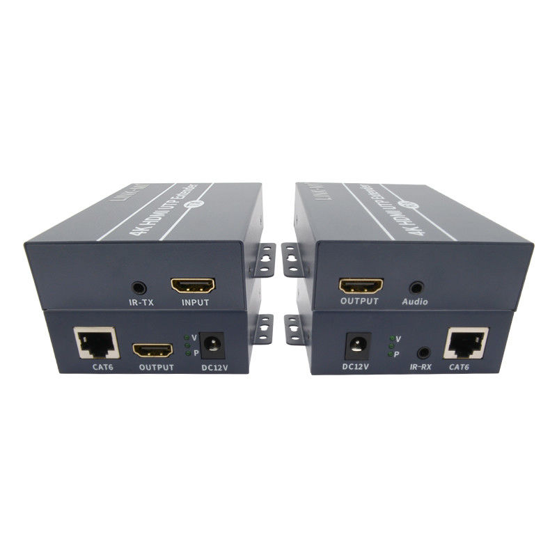 Extensor HDMI 4K de 120m através de cabo Cat6 Cat6e com controle IR HDMI Loop Out