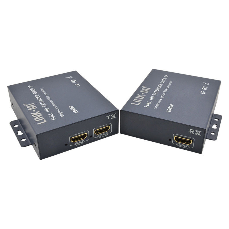 Extensor HDMI de 20 km através de fibra com loop para módulo de fibra SC / FC 1080P