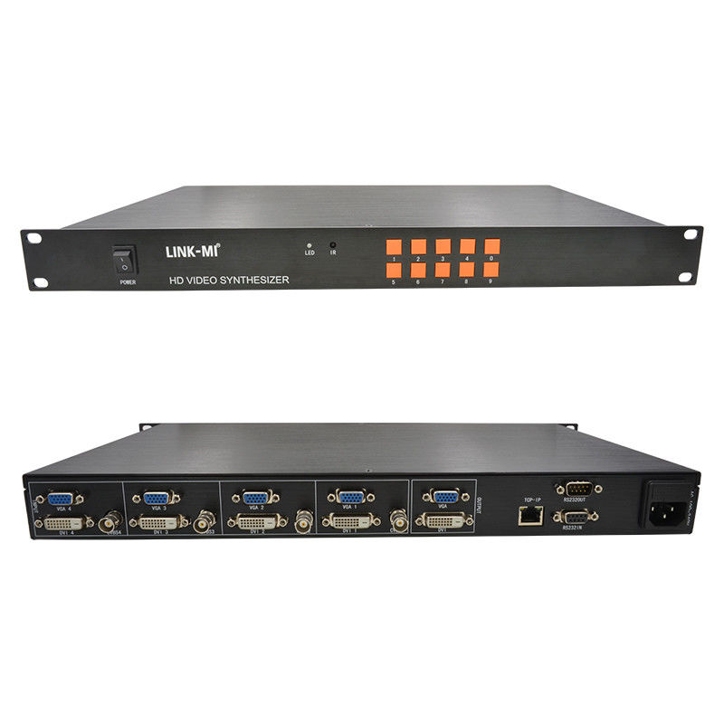 HD 4x1 HDMI Multi Viewer TCP/IP 1080P Hardware Vídeo sintetizador RS232