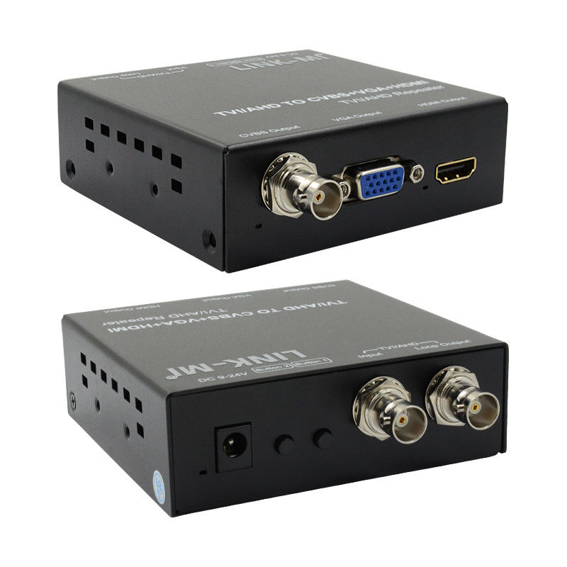 720P 60Hz AHD para conversor HDMI TVI CVI para HDMI CVBS VGA Video Converter
