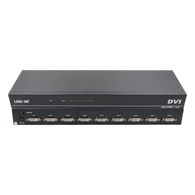 DVI D 29pin Video HDMI Switch Feminino HDMI Splitter 1 em 8 fora 4k