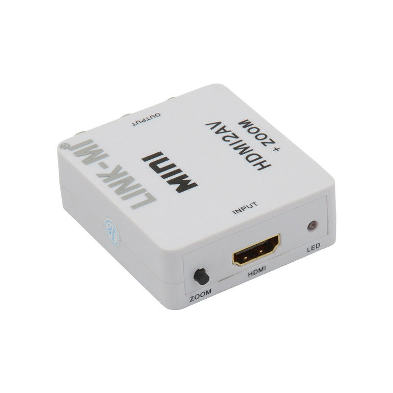 MINI HDMI para CVBS MINI HDMI para AV Conversor de sinal compatível HDMI 1.3