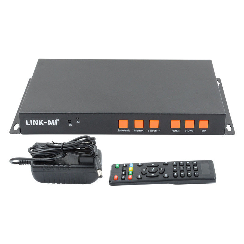 Suporte para controlador de parede de vídeo 4K de entrada móvel/HDMI/DP para 2 telas