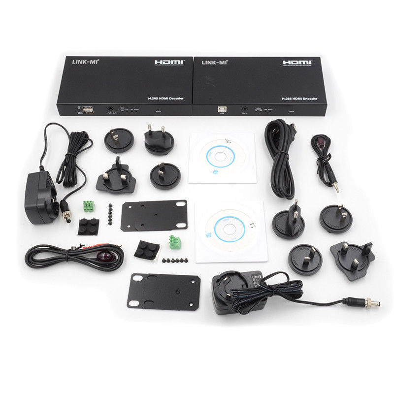 120M H.265 AV Over IP Extender Trabalhar com CMPSystem para Áudio