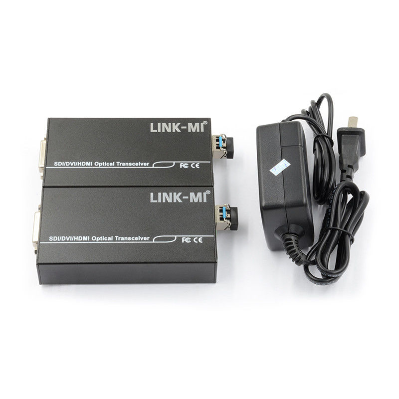 1550/1310nm Fibra Full HD Transmissor óptico e receptor com entrada de áudio de 3,5 mm