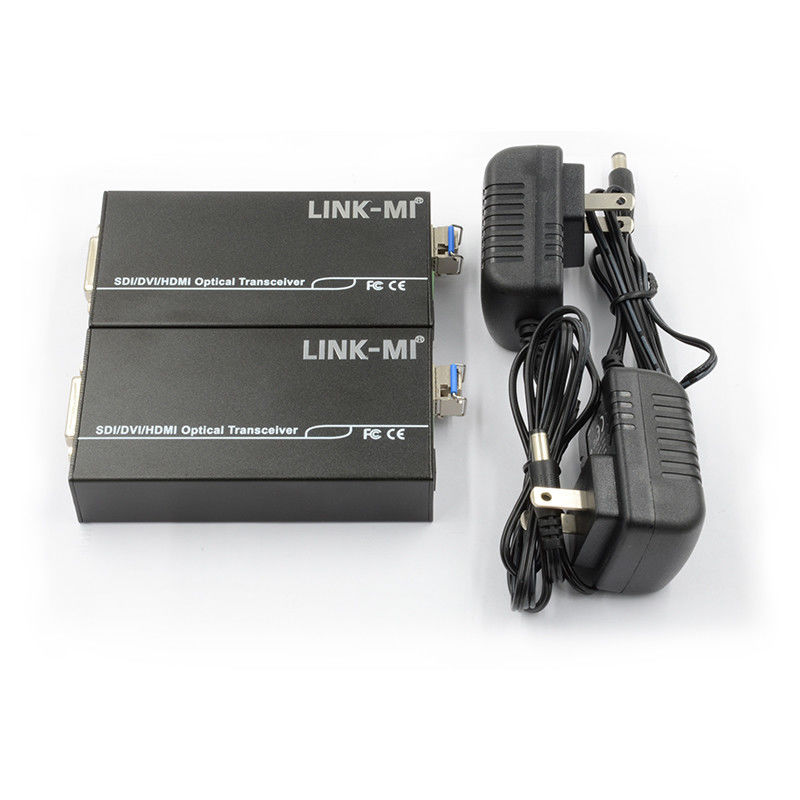 1550/1310nm Fibra Full HD Transmissor óptico e receptor com entrada de áudio de 3,5 mm