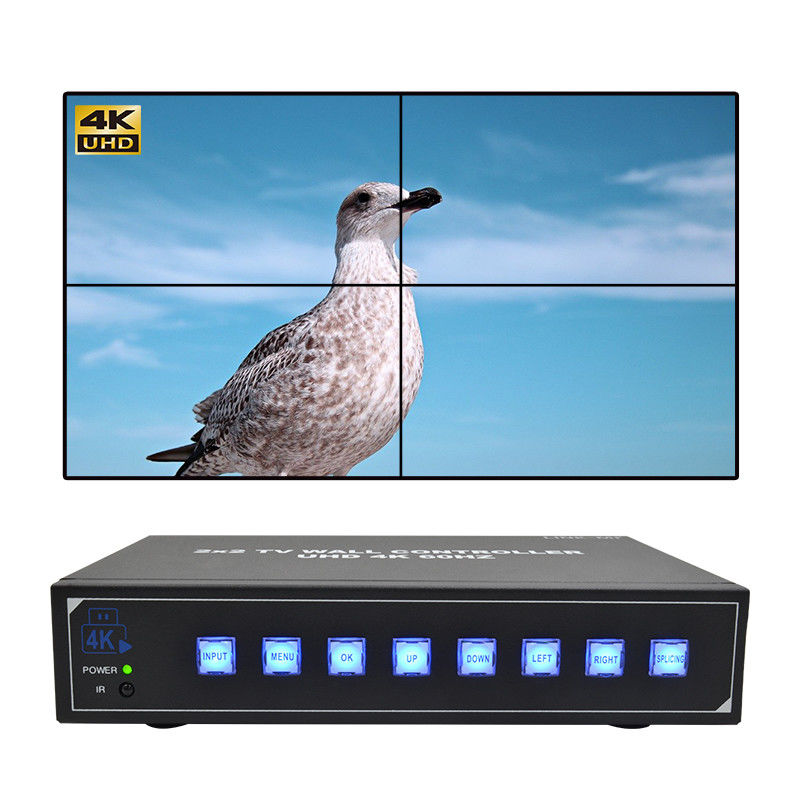 1X4 1X3 1X2 2X1 3X1 4X1 UHD TV Wall Processor para Max. 3840x2160 60Hz Resolução de entrada
