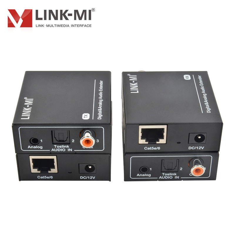 Extractor de áudio HDMI / Extensor de áudio com fonte de alimentação 5V 18 Gbps Largura de banda e distância máxima 500m